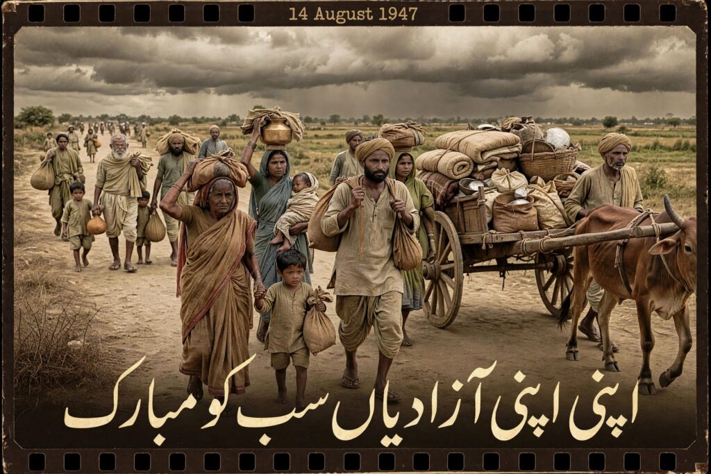 اپنی اپنی آزادیاں سب کو مبارک