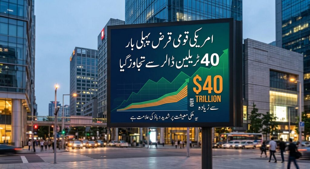 امریکی قومی قرض پہلی بار40ٹریلین ڈالر سے تجاوز کر گیا