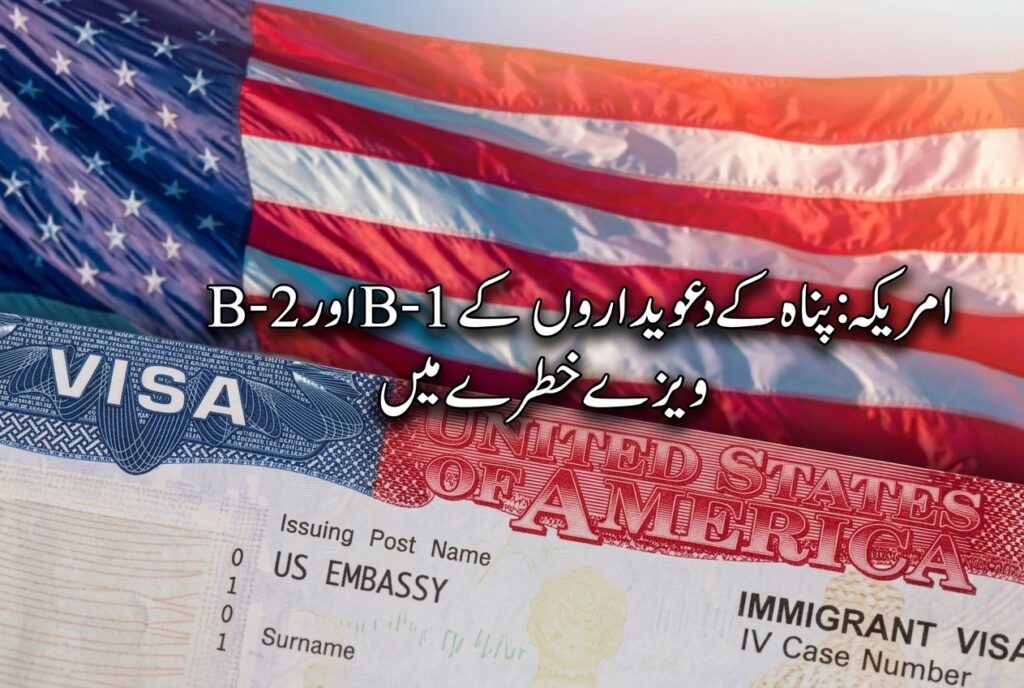 امریکہ:پناہ کے دعویداروں کےB-1اورB-2ویزے خطرے میں