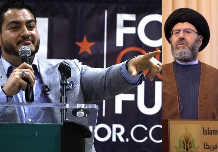 مشی گن کے انتہا پسند امام حسن قزوینی کی عبدالصمد السید کی حمایت، متنازع بیانات پر سیاسی ہلچل